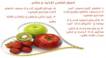 اصول اساسی تغذیه ی سالم اصول اساسی تغذیه ی سالم