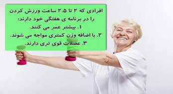 حتماً در برنامه هفتگی خود ورزش کردن را داشته باشید.